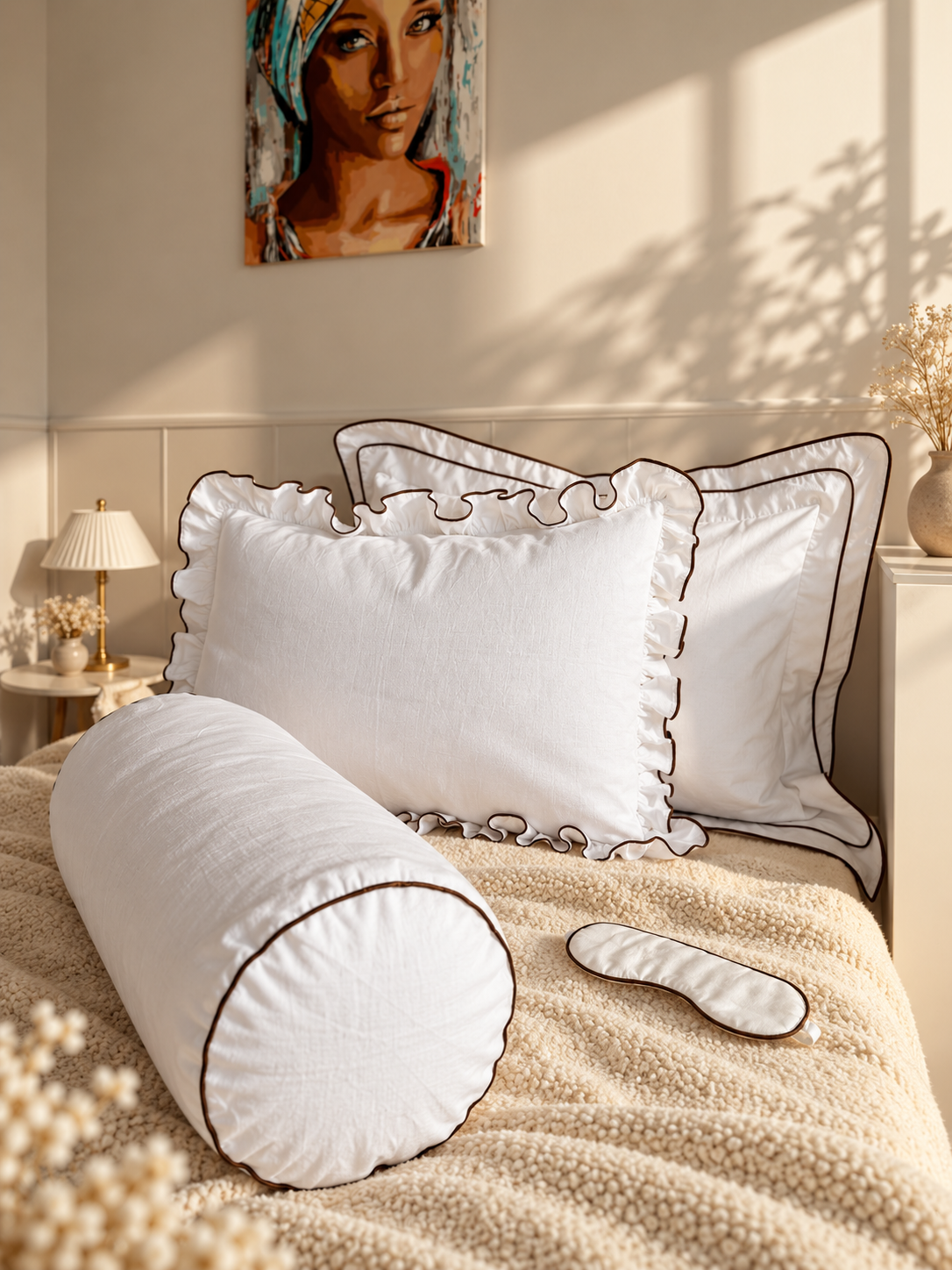Luxury Natural Linen Decorative Pillow for Bedroom – The Woolland