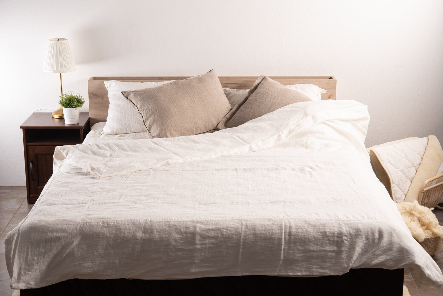 Natural Linen Flat sheet