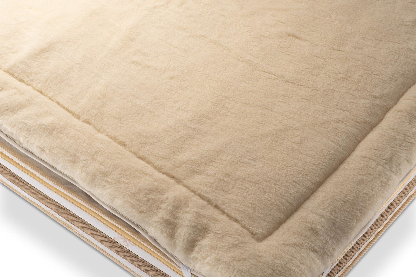 Reversible Wool Mattress Topper – Organic Cotton & Hemp, EU SIZE