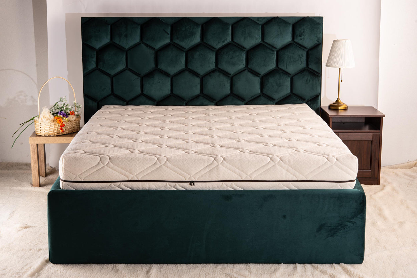 Hemp and organic cotton mattress cover, EU Sizes