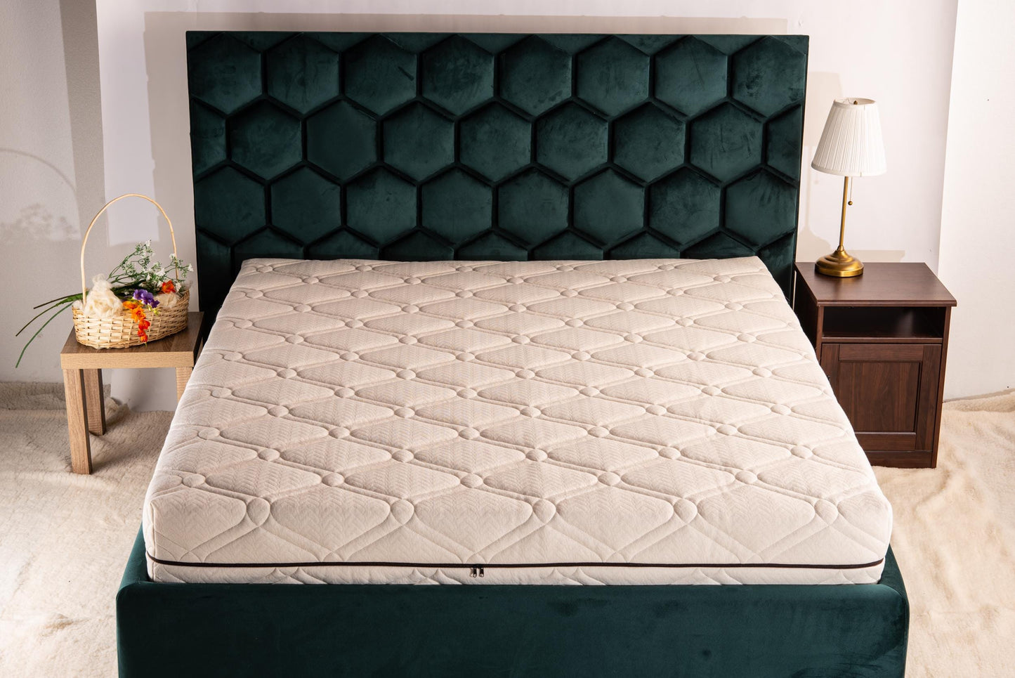 Hemp and organic cotton mattress cover, EU Sizes