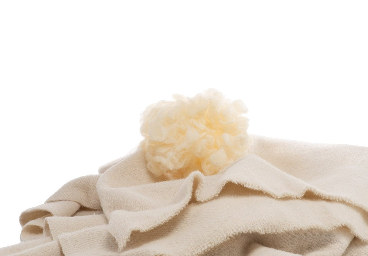 Organic Merino wool baby blanket