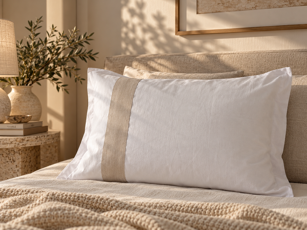 Alexandra – Modern Linen & Merino Wool Pillow | The Woolland