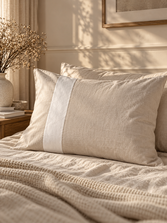 Alexandra – Modern Linen & Merino Wool Pillow | The Woolland