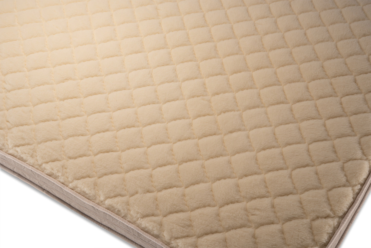 The Woolland  Linen and Wool Topper mattress