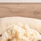 Two sided natural linen and wool pillow
