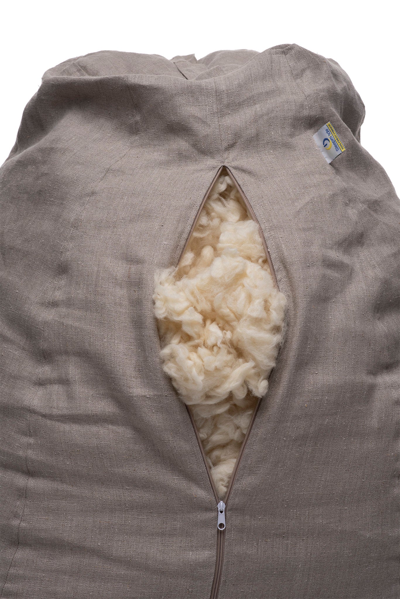 Natural Merino Wool pouf