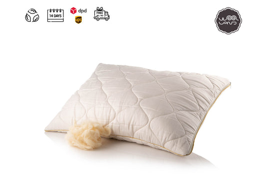 Organic Wool Pillow - hypoallergenic